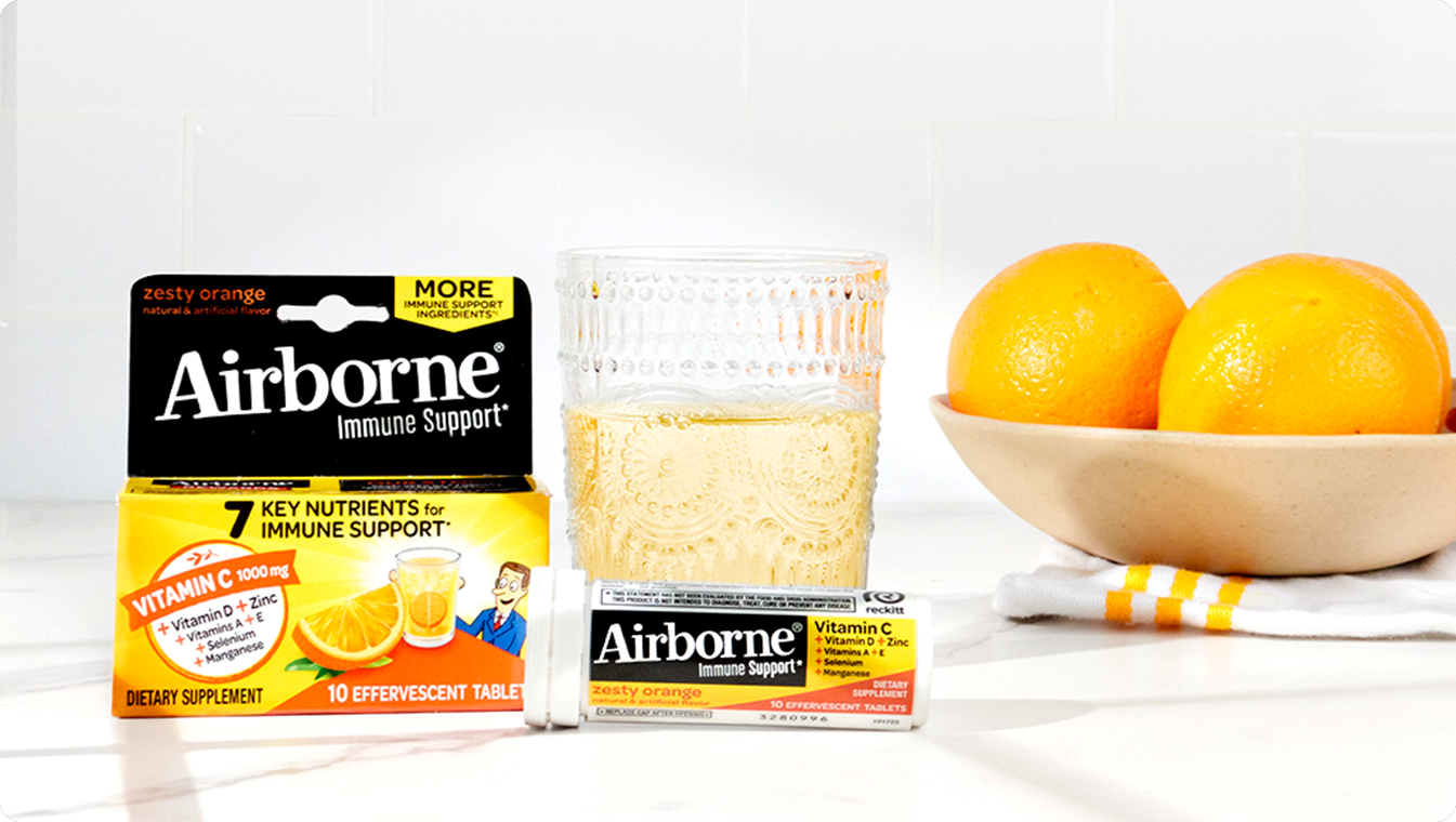 How to take Airborne effervescent immune support tablets