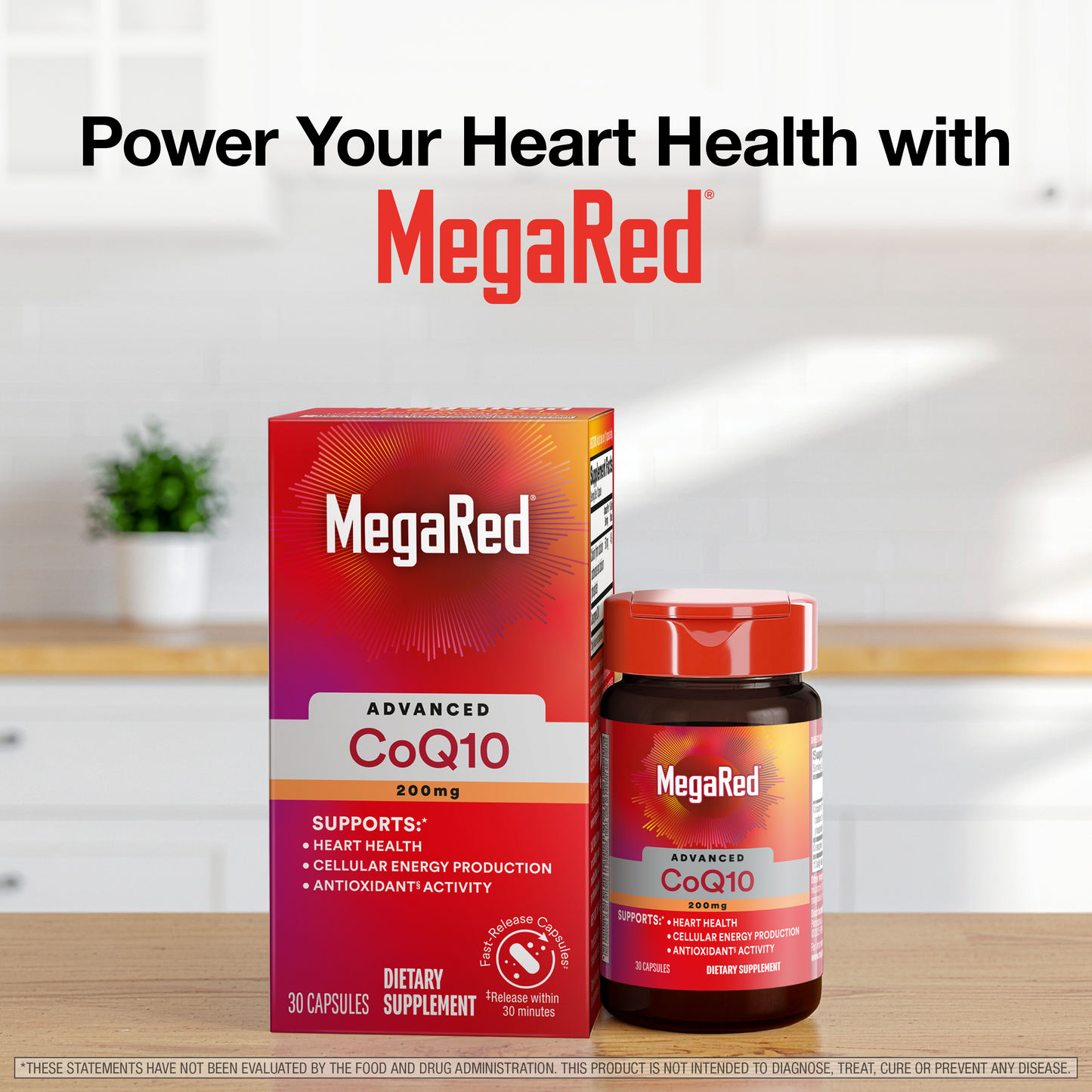 MegaRed Advanced CoQ10 200mg