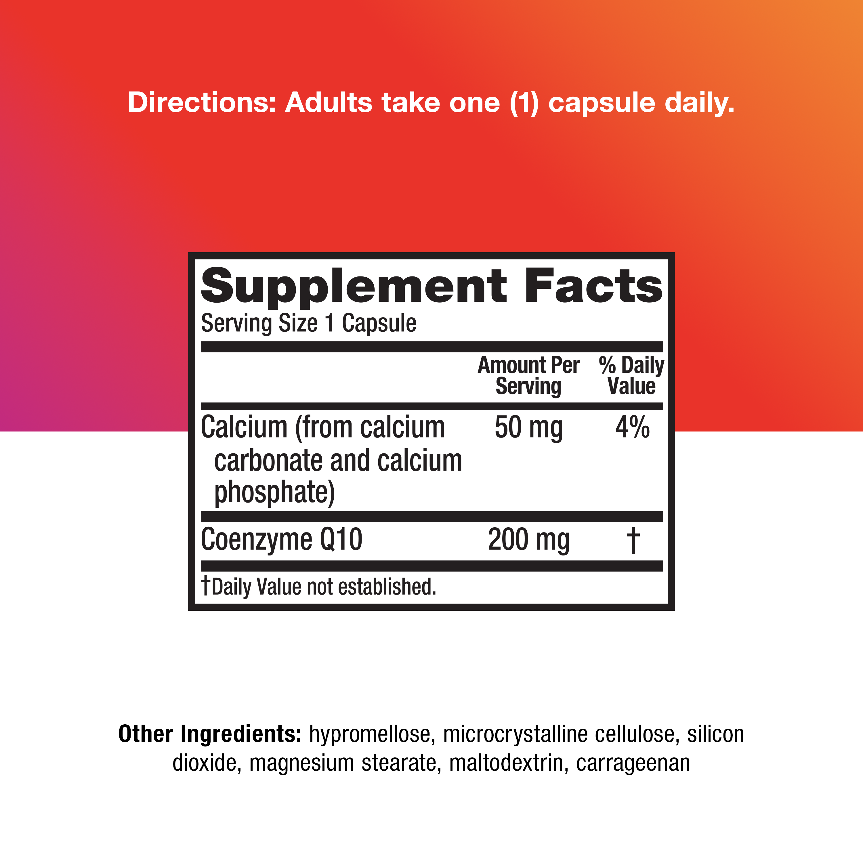 MegaRed Advanced CoQ10 200mg