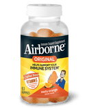 Airborne Zesty Orange Immune Support Supplement Gummies, 63 included